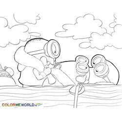 Página para colorir: Minions (Filmes de Animação) #72256 - Páginas para Colorir Imprimíveis Gratuitamente