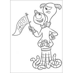 Página para colorir: Monsters University (Filmes de Animação) #206409 - Páginas para Colorir Imprimíveis Gratuitamente