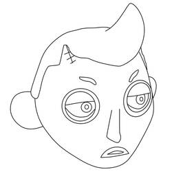 Desenhos para colorir: My Life as a Zucchini - Páginas para Colorir Imprimíveis Gratuitamente