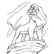 Desenho de O Rei Leão (Filmes de Animação) #73662 para colorir, imprimível grátis
