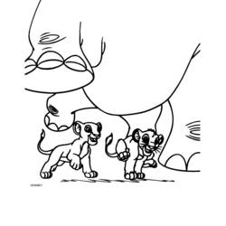 Desenho O Rei Leão (Filmes de Animação) #73664 para imprimir e colorir