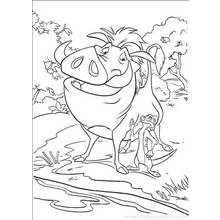 Desenho imprimível de O Rei Leão (Filmes de Animação) #73673 para pintar e colorir