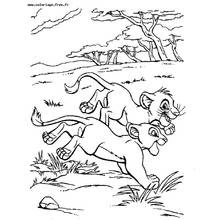 Ilustração de O Rei Leão (Filmes de Animação) #73875 para colorir gratuitamente