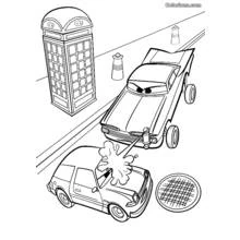 Desenho Os Bagnoles (Cars) (Filmes de Animação) #132601 para imprimir e colorir