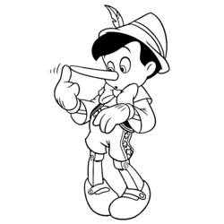 Página para colorir: Pinocchio (Filmes de Animação) #132240 - Páginas para Colorir Imprimíveis Gratuitamente