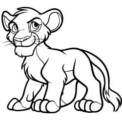Desenho Simba (Filmes de Animação) #202505 para imprimir e colorir