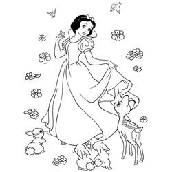 Desenhos para colorir: Snow White - Páginas para Colorir Imprimíveis Gratuitamente