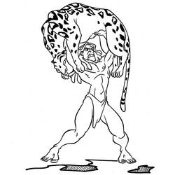 Página para colorir: Tarzan (Filmes de Animação) #131079 - Páginas para Colorir Imprimíveis Gratuitamente