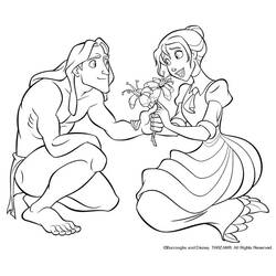 Página para colorir: Tarzan (Filmes de Animação) #131081 - Páginas para Colorir Imprimíveis Gratuitamente