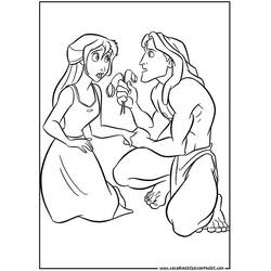 Página para colorir: Tarzan (Filmes de Animação) #131089 - Páginas para Colorir Imprimíveis Gratuitamente