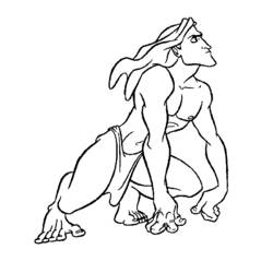 Página para colorir: Tarzan (Filmes de Animação) #131092 - Páginas para Colorir Imprimíveis Gratuitamente