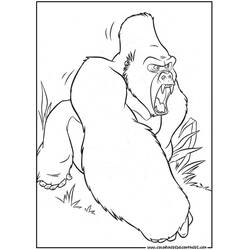 Página para colorir: Tarzan (Filmes de Animação) #131097 - Páginas para Colorir Imprimíveis Gratuitamente