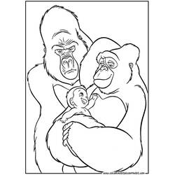 Página para colorir: Tarzan (Filmes de Animação) #131108 - Páginas para Colorir Imprimíveis Gratuitamente