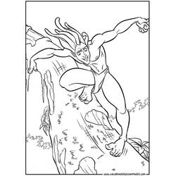 Página para colorir: Tarzan (Filmes de Animação) #131115 - Páginas para Colorir Imprimíveis Gratuitamente