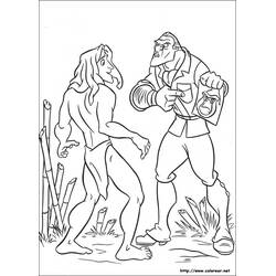 Página para colorir: Tarzan (Filmes de Animação) #131189 - Páginas para Colorir Imprimíveis Gratuitamente