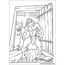 Página para colorir: Tarzan (Filmes de Animação) #131220 - Páginas para Colorir Imprimíveis Gratuitamente