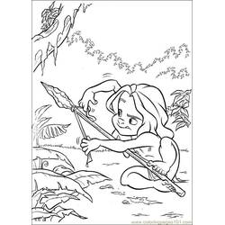 Desenho Tarzan (Filmes de Animação) #131227 para imprimir e colorir