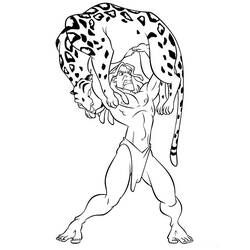 Página para colorir: Tarzan (Filmes de Animação) #131266 - Páginas para Colorir Imprimíveis Gratuitamente