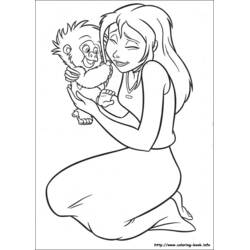 Página para colorir: Tarzan (Filmes de Animação) #131267 - Páginas para Colorir Imprimíveis Gratuitamente