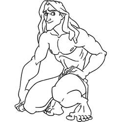 Desenho Tarzan (Filmes de Animação) #198712 para imprimir e colorir