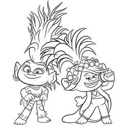 Desenhos para colorir: The Trolls - Páginas para Colorir Imprimíveis Gratuitamente