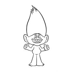 Desenho The Trolls (Filmes de Animação) #191489 para imprimir e colorir