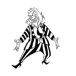 Desenho Beetlejuice (Filmes e Séries de TV) #222037 para imprimir e colorir