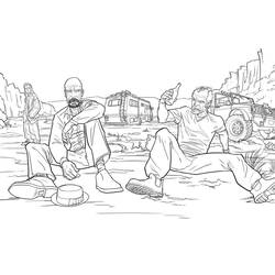 Desenhos para colorir: Breaking Bad - Páginas para Colorir Imprimíveis Gratuitamente