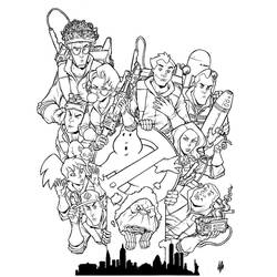 Desenho Caça-Fantasmas (Filmes e Séries de TV) #192800 para imprimir e colorir