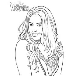 Desenhos para colorir: Chica Vampiro - Páginas para Colorir Imprimíveis Gratuitamente