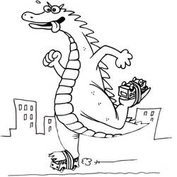 Desenhos para colorir: Godzilla - Páginas para Colorir Imprimíveis Gratuitamente