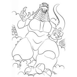 Desenho Godzilla (Filmes e Séries de TV) #173100 para imprimir e colorir