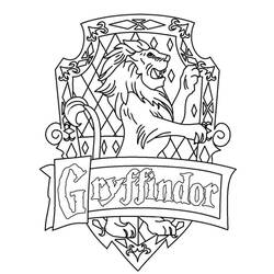 Desenhos para colorir: Gryffondor - Páginas para Colorir Imprimíveis Gratuitamente