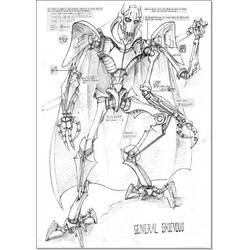 Página para colorir: Guerra nas Estrelas (Filmes e Séries de TV) #70871 - Páginas para Colorir Imprimíveis Gratuitamente