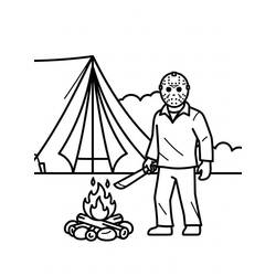 Jason Voorhees - Desenhos para colorir gratuitos