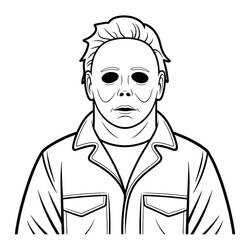 Michael Myers - Desenhos para colorir gratuitos