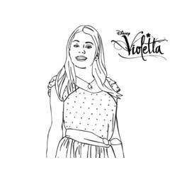 Desenhos para colorir: Violetta - Páginas para Colorir Imprimíveis Gratuitamente