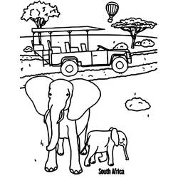 Desenhos para colorir: África - Páginas para Colorir Imprimíveis Gratuitamente
