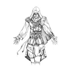 Página para colorir: Assassins Creed (Jogos de vídeo) #111927 - Páginas para Colorir Imprimíveis Gratuitamente