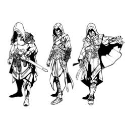Página para colorir: Assassins Creed (Jogos de vídeo) #111933 - Páginas para Colorir Imprimíveis Gratuitamente