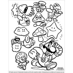 Página para colorir: Mário Bros (Jogos de vídeo) #112476 - Páginas para Colorir Imprimíveis Gratuitamente