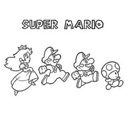 Página para colorir: Mário Bros (Jogos de vídeo) #112491 - Páginas para Colorir Imprimíveis Gratuitamente