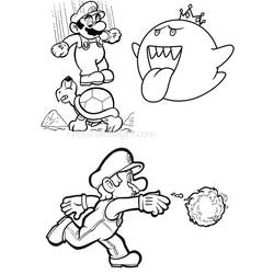 Página para colorir: Mário Bros (Jogos de vídeo) #112530 - Páginas para Colorir Imprimíveis Gratuitamente