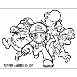 Página para colorir: Mário Bros (Jogos de vídeo) #112551 - Páginas para Colorir Imprimíveis Gratuitamente