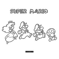 Página para colorir: Mário Bros (Jogos de vídeo) #112611 - Páginas para Colorir Imprimíveis Gratuitamente