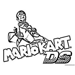 Página para colorir: Mario Kart (Jogos de vídeo) #154539 - Páginas para Colorir Imprimíveis Gratuitamente