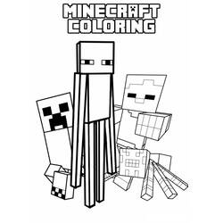 Página para colorir: Minecraft (Jogos de vídeo) #113851 - Páginas para Colorir Imprimíveis Gratuitamente