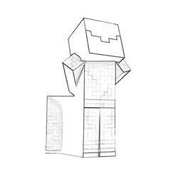 Página para colorir: Minecraft (Jogos de vídeo) #113854 - Páginas para Colorir Imprimíveis Gratuitamente