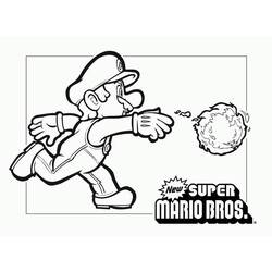 Página para colorir: Super Mario Bros. (Jogos de vídeo) #153566 - Páginas para Colorir Imprimíveis Gratuitamente