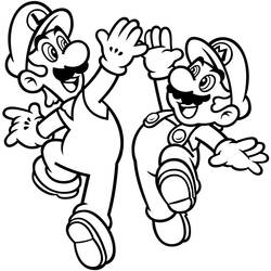 Página para colorir: Super Mario Bros. (Jogos de vídeo) #153574 - Páginas para Colorir Imprimíveis Gratuitamente